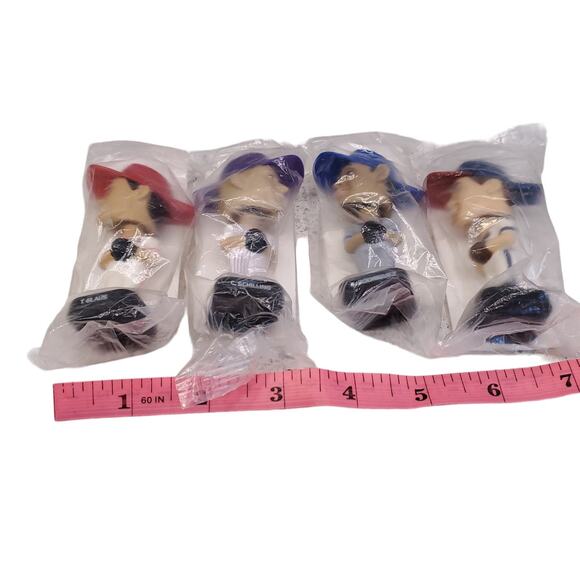 MLB Baseball Bobbleheads Post Cereal Vintage Baseball Lot Of 8 Mini 2002 -2003 - Picture 2 of 14